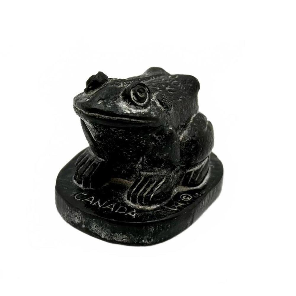 Vintage Vanstone Vancouver BC Canada Frog Figurine Animal Mini Sculpture